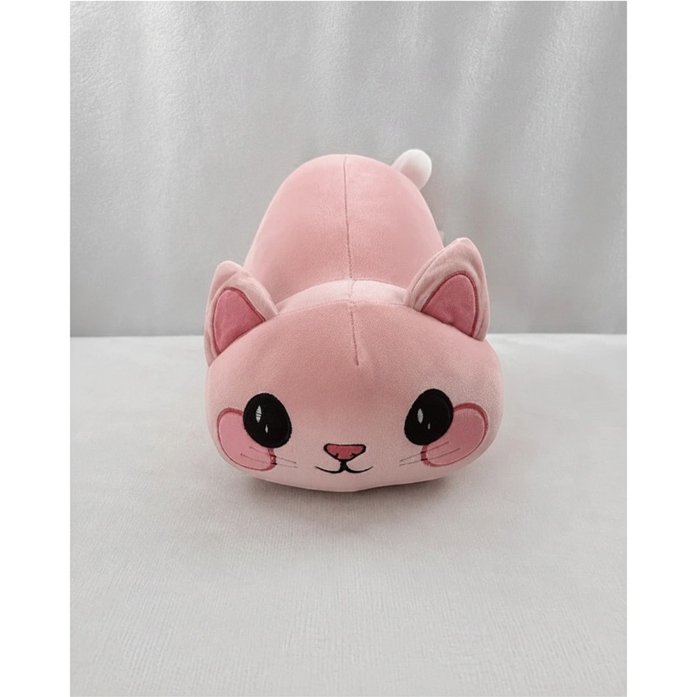 The Big One Kids Pink Cat Plush Pillow 15in Kawaii Stuffed Animal Kohl's